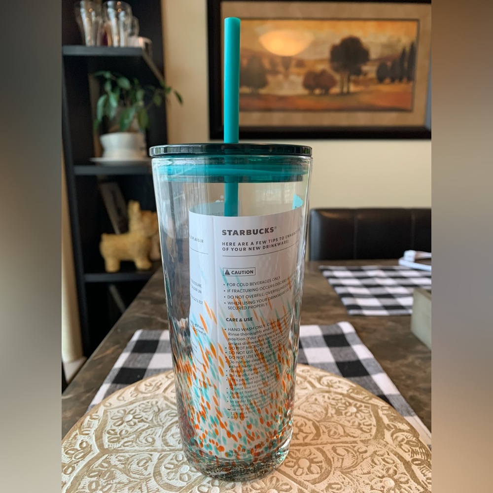 Starbucks glass tumbler